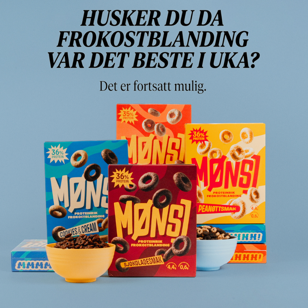 MØNSJ Proteinflingor