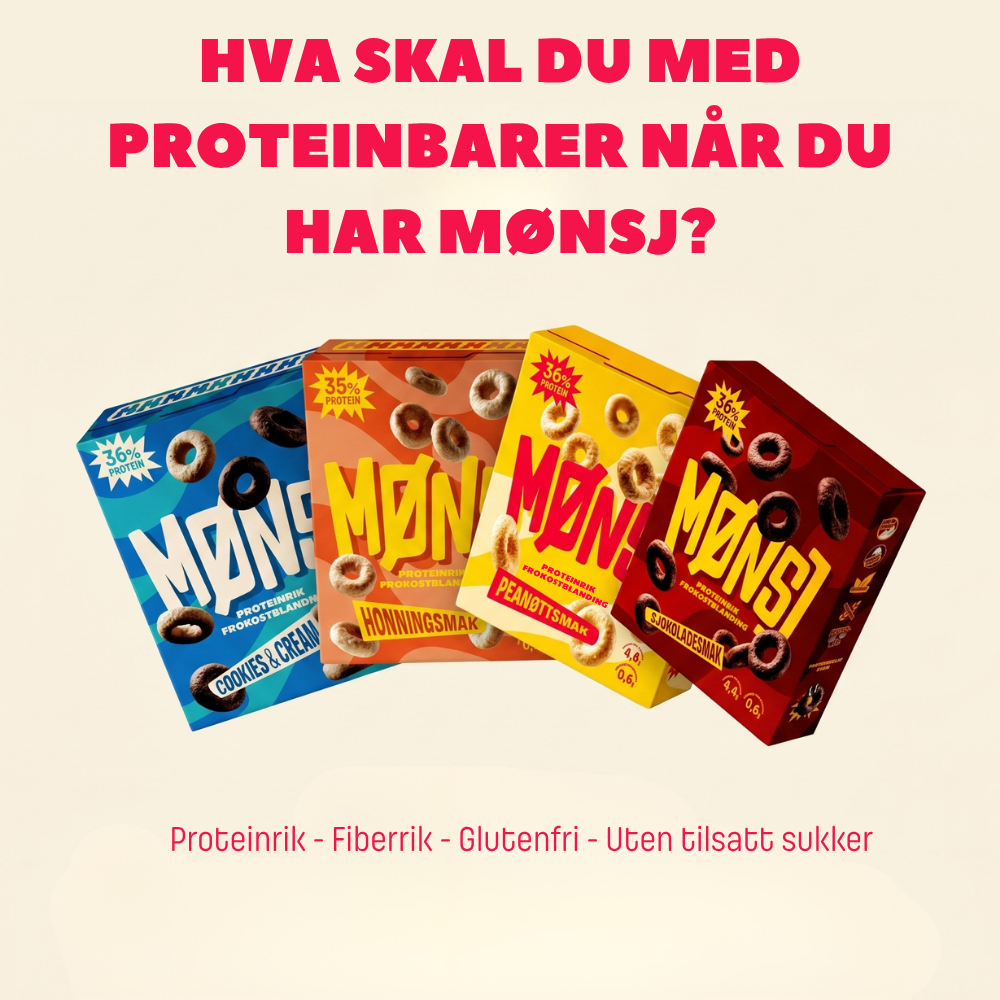 MØNSJ Proteinflingor